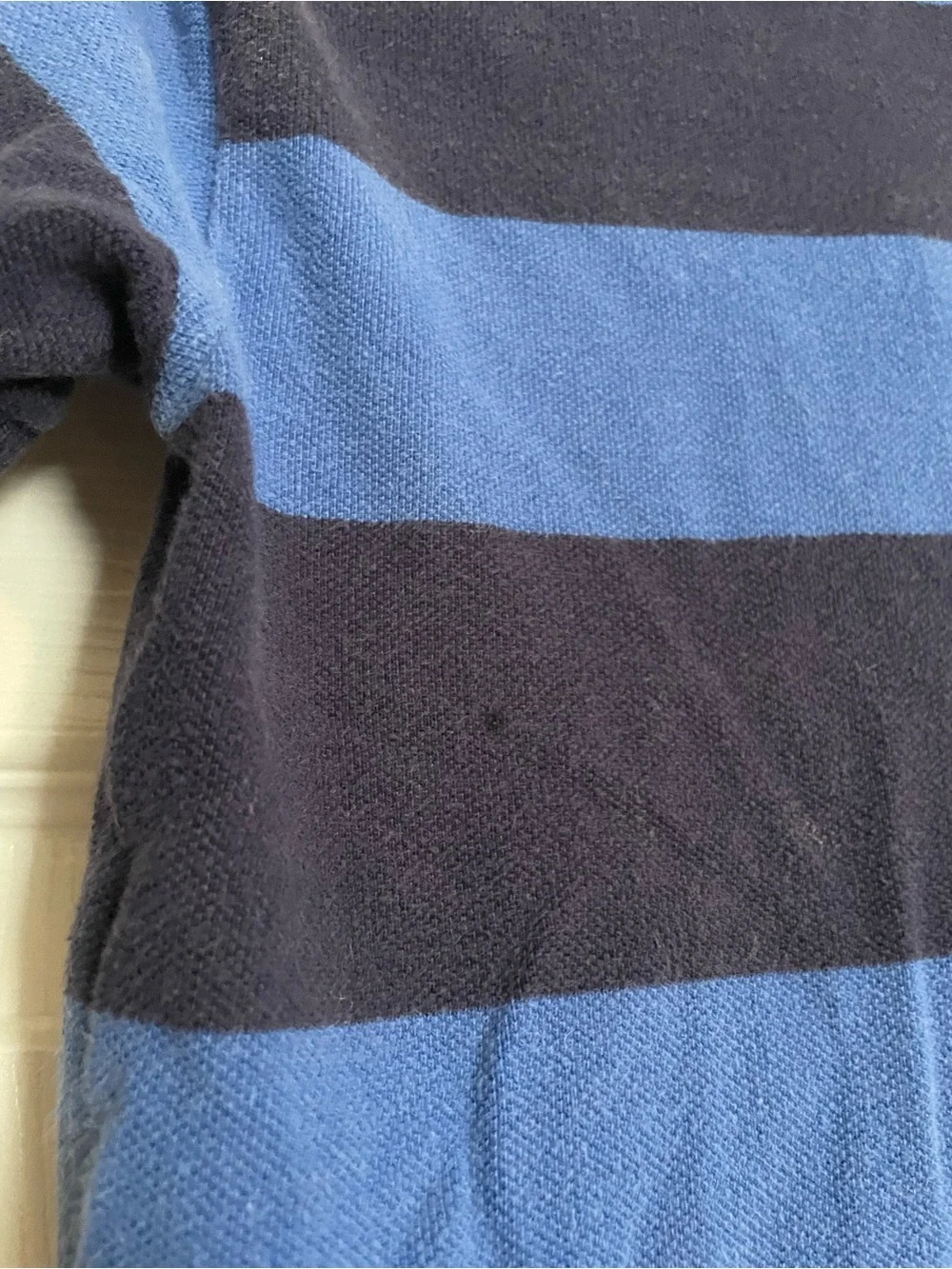 Polo by Ralph Lauren Boys' 3T Blue & Navy Striped Polo Shirt 100% Cotton